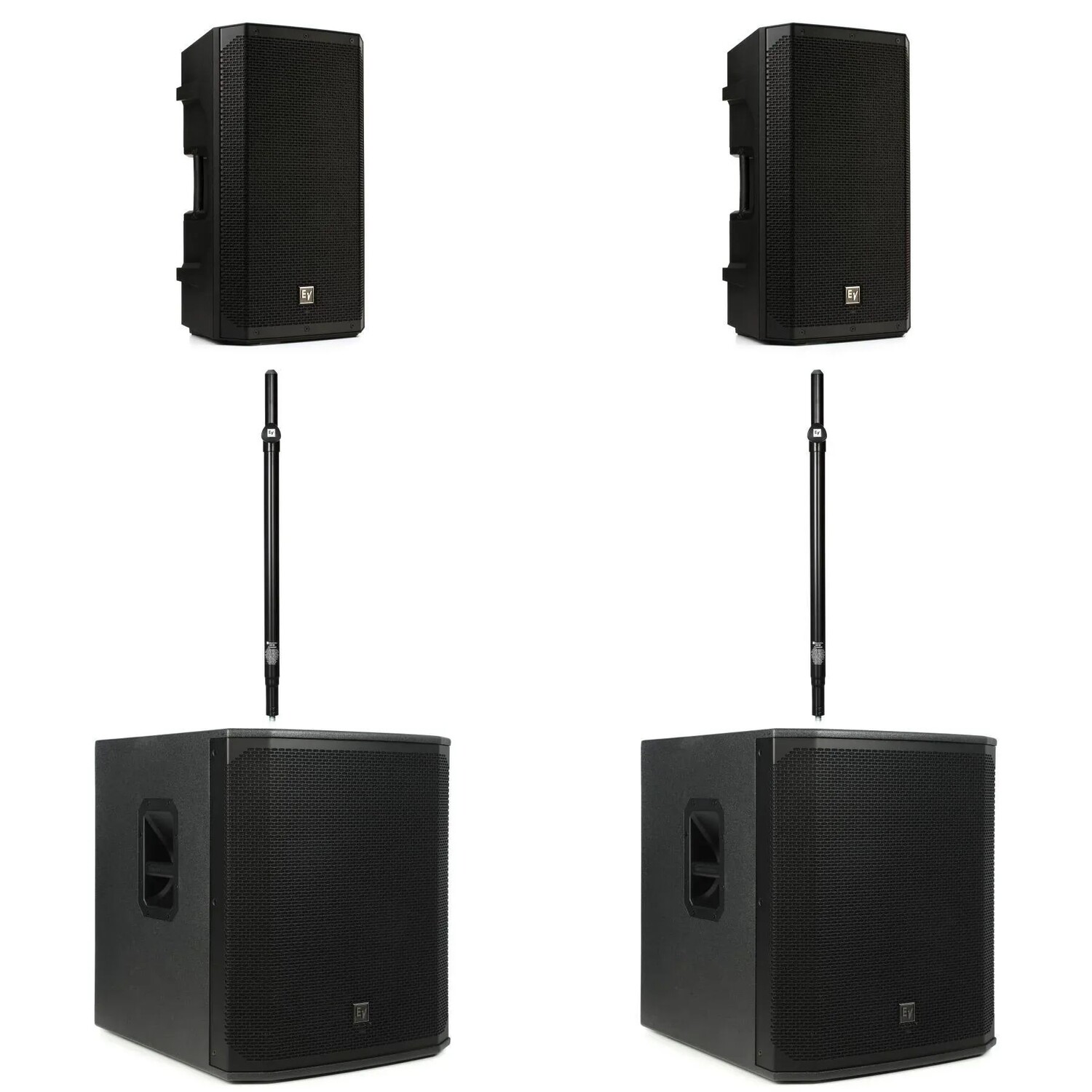 Комплект Electro-Voice ELX200-12P 12-дюймовый активный динамик и ELX200-18SP 18-дюймовый активный сабвуфер PA
Комплект Electro-Voice ELX200-12P 12-дюймовый активный динамик и ELX200-18SP 18-дюймовый активный сабвуфер PA