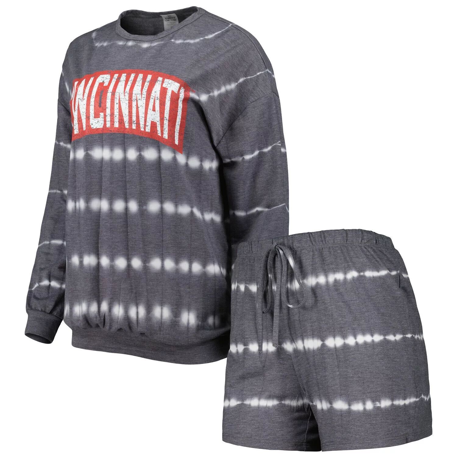 Женский комплект из футболки и шорт с длинными рукавами Gameday Couture серого цвета Cincinnati Bearcats All About Stripes Tri-Blend
Женский комплект из футболки и шорт с длинными рукавами Gameday Couture серого цвета Cincinnati Bearcats All About Stripes Tri-Blend