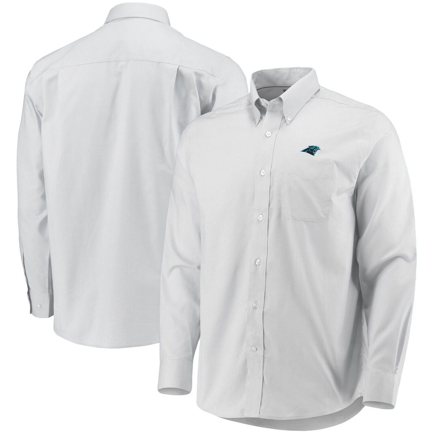 Мужская рубашка Cutter & Buck White Carolina Panthers Dobby Oxford с длинным рукавом на пуговицах
Мужская рубашка Cutter & Buck White Carolina Panthers Dobby Oxford с длинным рукавом на пуговицах