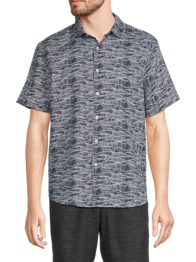 Рубашка на пуговицах из смесового льна с коротким рукавом Perry Ellis, цвет Dark Sapphire
Рубашка на пуговицах из смесового льна с коротким рукавом Perry Ellis, цвет Dark Sapphire