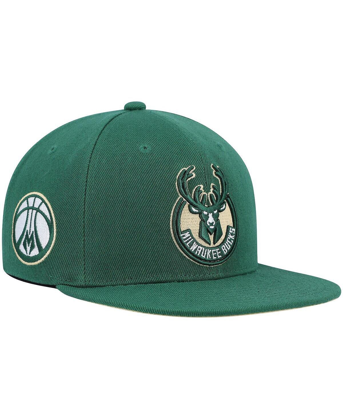 Мужская кепка Hunter Green Milwaukee Bucks Core Snapback с боковой стороны Mitchell & Ness
Мужская кепка Hunter Green Milwaukee Bucks Core Snapback с боковой стороны Mitchell & Ness