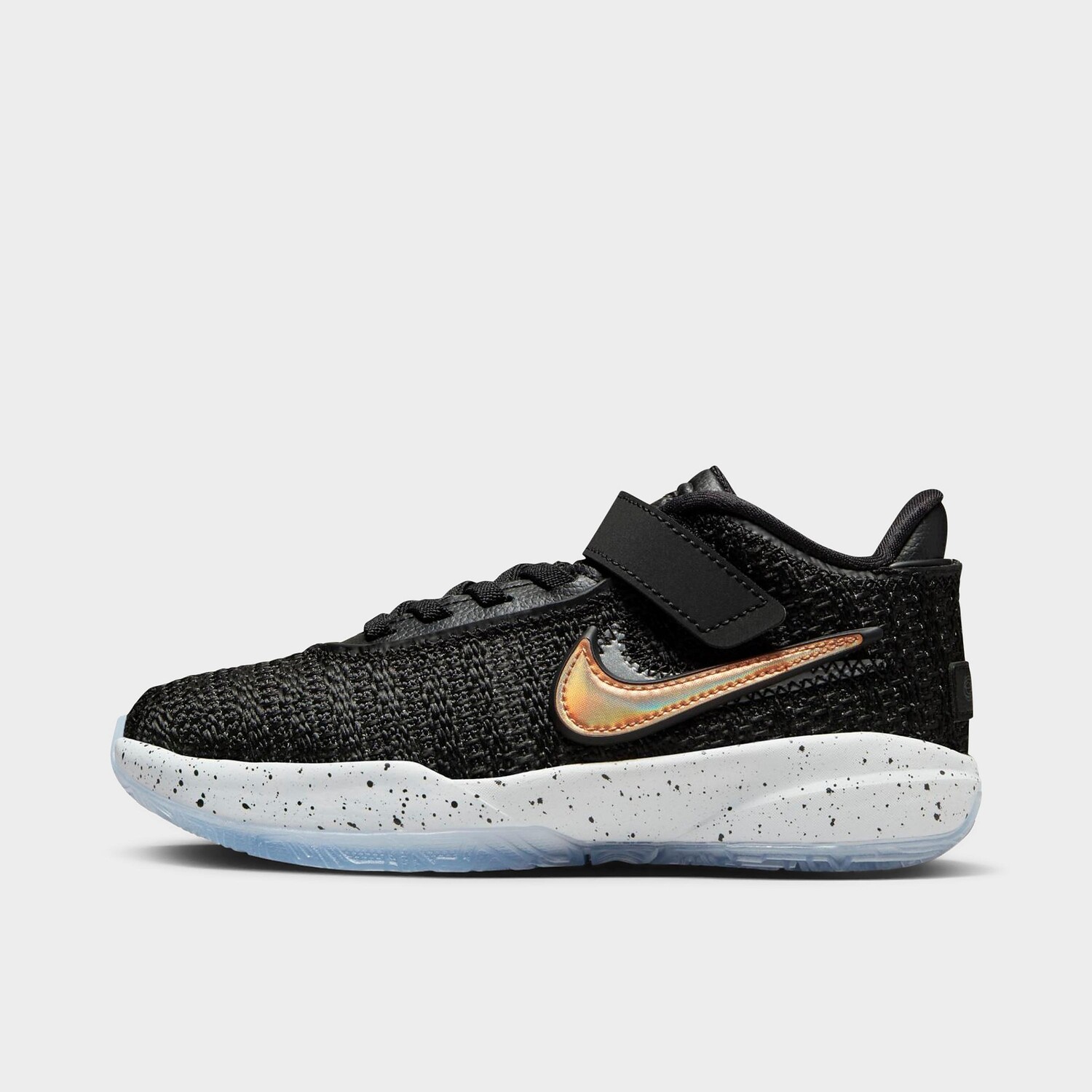 Детские баскетбольные кроссовки Nike LeBron 20 из эластичного кружева для маленьких детей, черный
Детские баскетбольные кроссовки Nike LeBron 20 из эластичного кружева для маленьких детей, черный