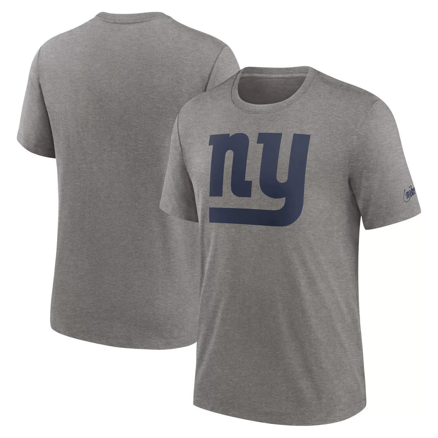 Мужская футболка цвета три-смеси с логотипом Heather Charcoal New York Giants Rewind Logo Nike
Мужская футболка цвета три-смеси с логотипом Heather Charcoal New York Giants Rewind Logo Nike