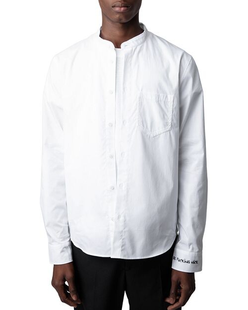 Рубашка Sydney Officier из поплина на пуговицах спереди Zadig & Voltaire, цвет White
Рубашка Sydney Officier из поплина на пуговицах спереди Zadig & Voltaire, цвет White