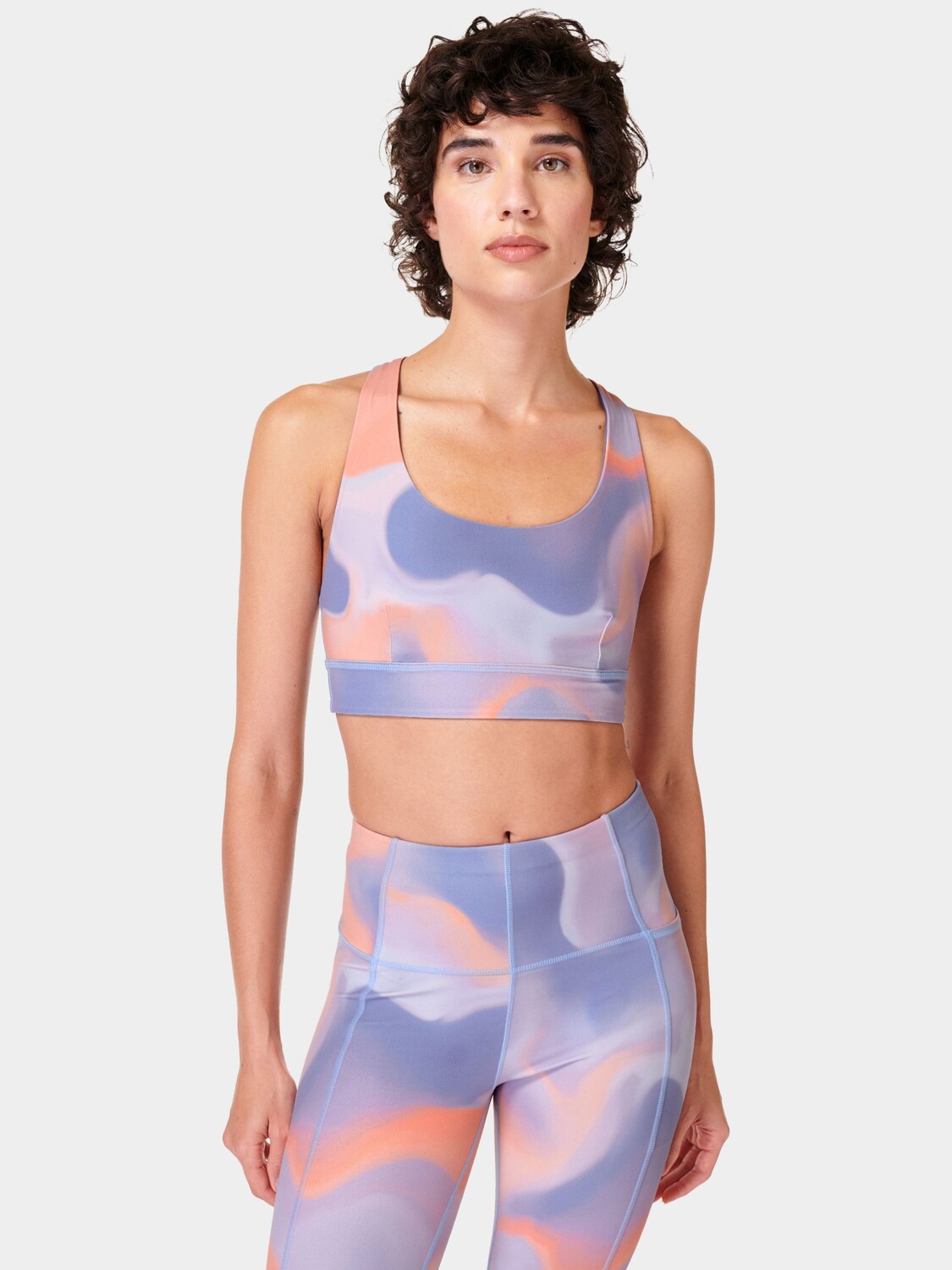 Двусторонний бюстгальтер Soft Sculpt Sweaty Betty, оранжевый облачный принт/бесконечный синий
Двусторонний бюстгальтер Soft Sculpt Sweaty Betty, оранжевый облачный принт/бесконечный синий