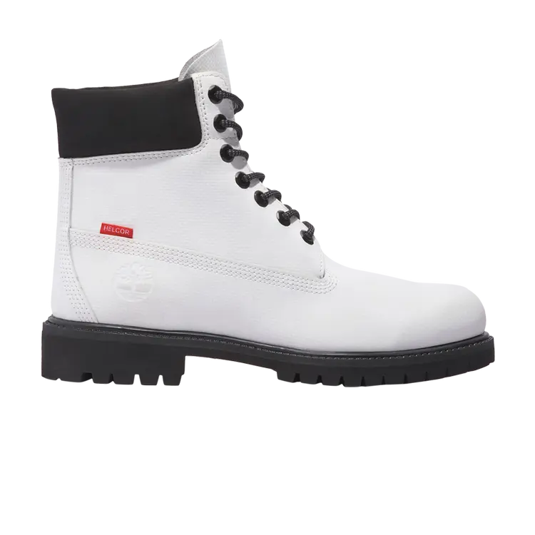 Кроссовки Timberland 6 Inch Premium Helcor Boot White Black белый