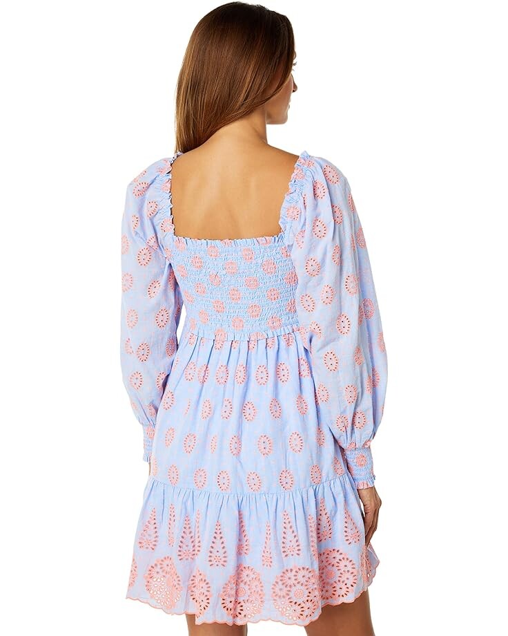 Платье Lilly Pulitzer Rainna Long Sleeve Smocked, цвет Blue Peri Chambray Dobby Eyelet
Платье Lilly Pulitzer Rainna Long Sleeve Smocked, цвет Blue Peri Chambray Dobby Eyelet