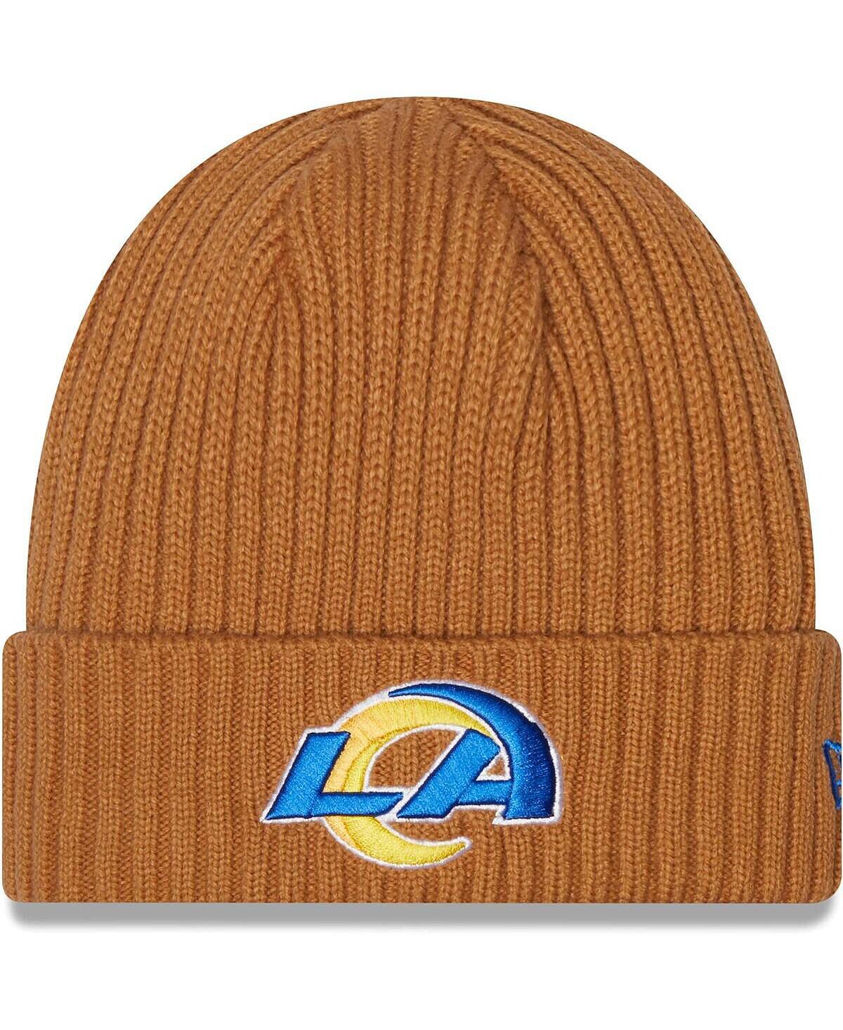 Мужская коричневая классическая вязаная шапка с манжетами Los Angeles Rams Core New Era
Мужская коричневая классическая вязаная шапка с манжетами Los Angeles Rams Core New Era