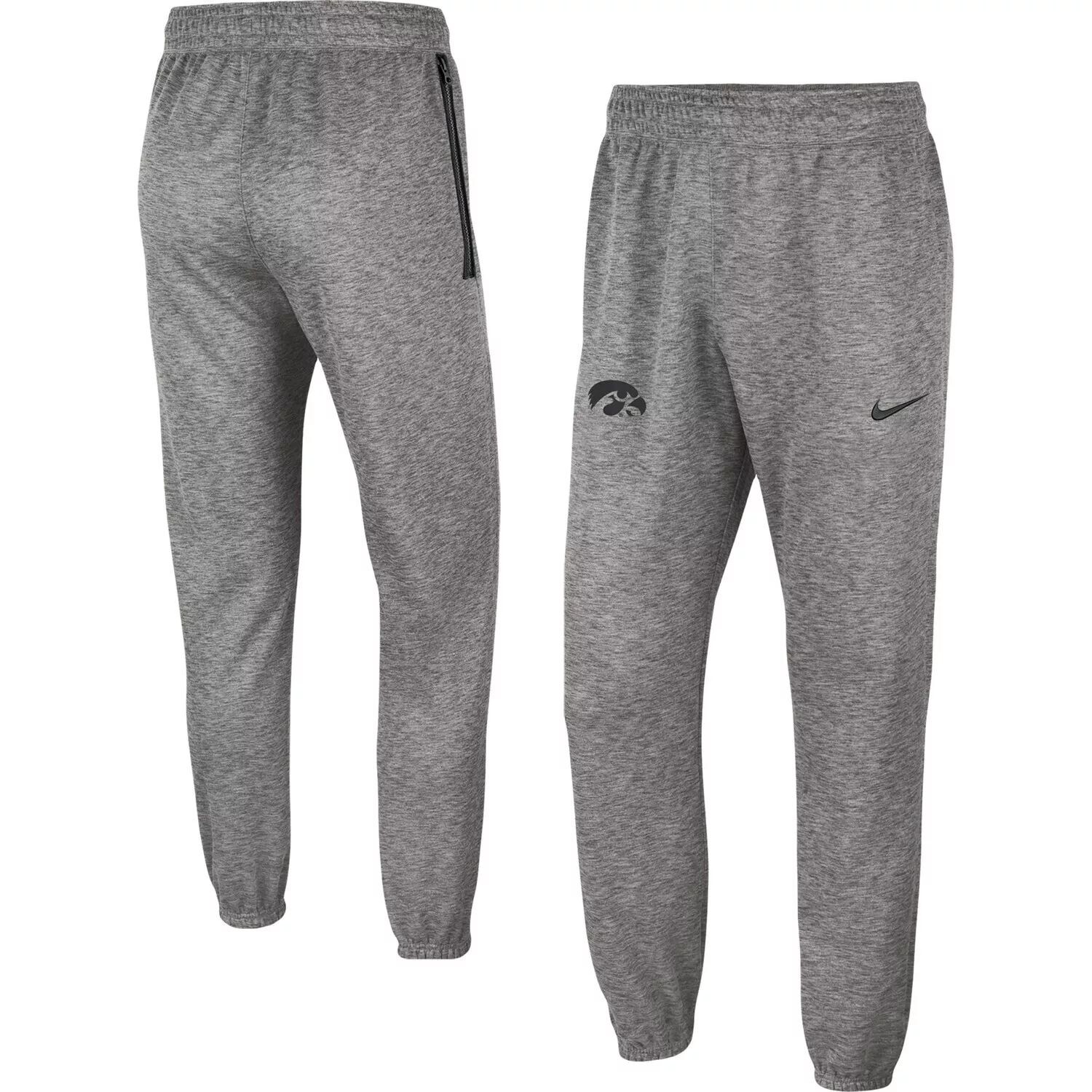 Мужские брюки для выступлений с логотипом команды Iowa Hawkeyes серого цвета Хизер Nike
Мужские брюки для выступлений с логотипом команды Iowa Hawkeyes серого цвета Хизер Nike
