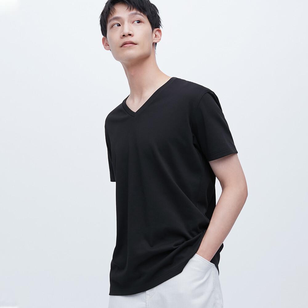 Футболка Uniqlo Variety T унисекс с v-образным вырезом и короткими рукавами, черный
Футболка Uniqlo Variety T унисекс с v-образным вырезом и короткими рукавами, черный