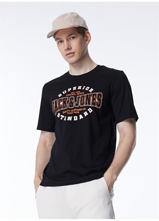 Черная мужская футболка с круглым воротником 12254862_JJELOGO TEE SS O-NECK 2 CO Jack & Jones, черный
Черная мужская футболка с круглым воротником 12254862_JJELOGO TEE SS O-NECK 2 CO Jack & Jones, черный