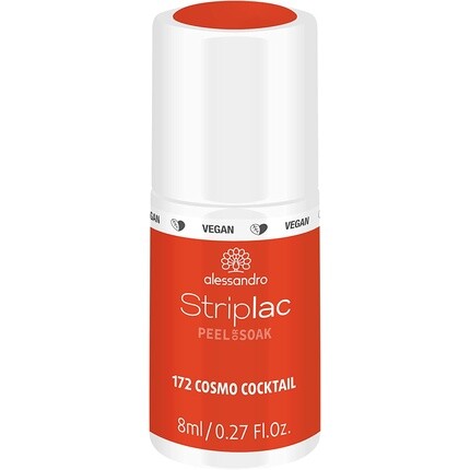 Лак для ногтей Striplac Peel Or Soak Cosmo Cocktail Led огненно-красного цвета, 8 мл, Alessandro
Лак для ногтей Striplac Peel Or Soak Cosmo Cocktail Led огненно-красного цвета, 8 мл, Alessandro