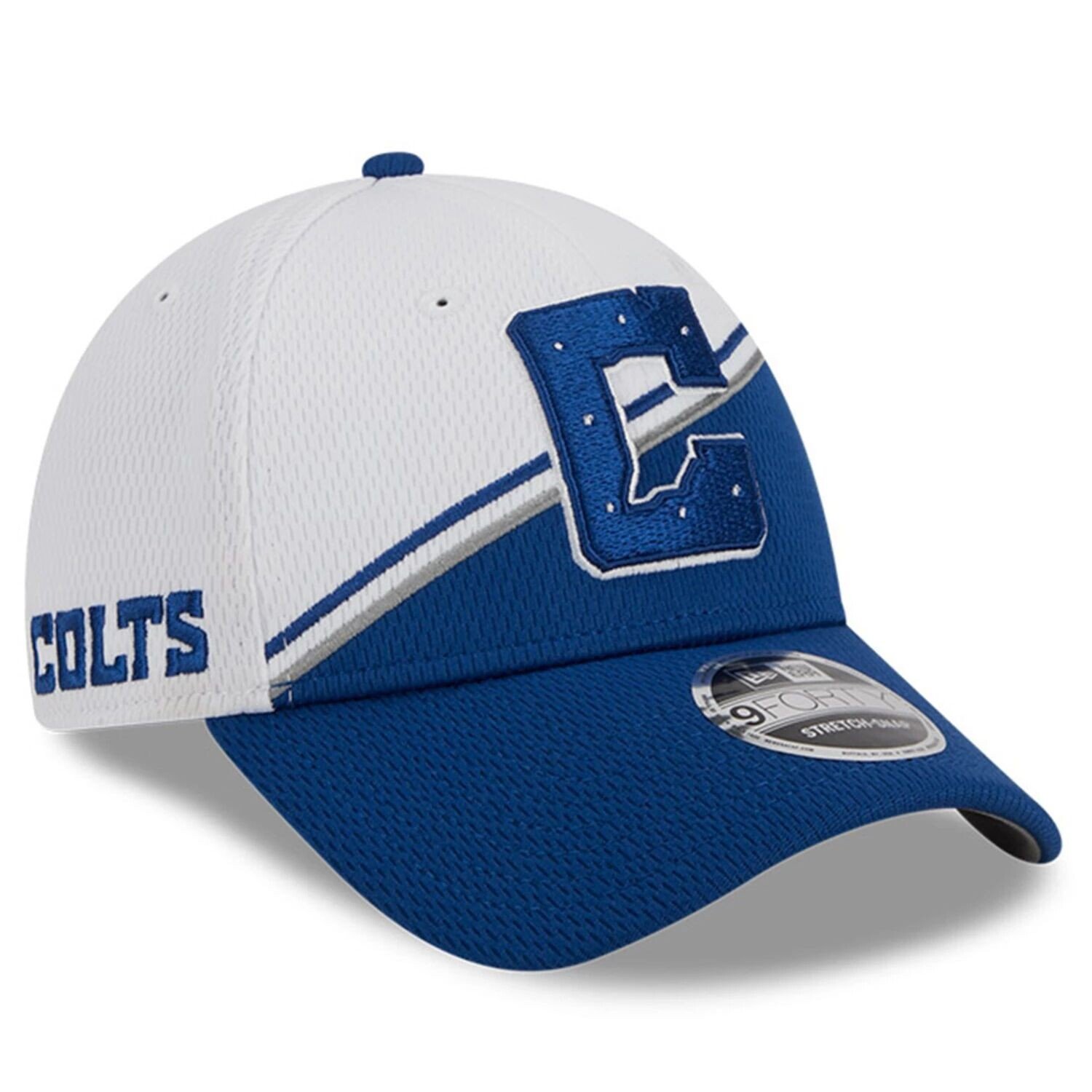 Мужская регулируемая кепка New Era White/Royal Indianapolis Colts 2023 Sideline 9FORTY
Мужская регулируемая кепка New Era White/Royal Indianapolis Colts 2023 Sideline 9FORTY