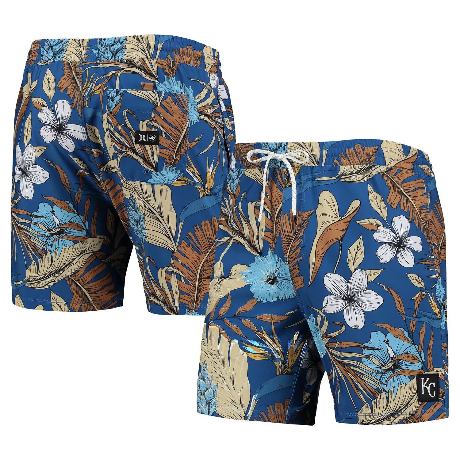 Мужские шорты для плавания Hurley x '47 Royal Kansas City Royals Cannonball Tropics
Мужские шорты для плавания Hurley x '47 Royal Kansas City Royals Cannonball Tropics
