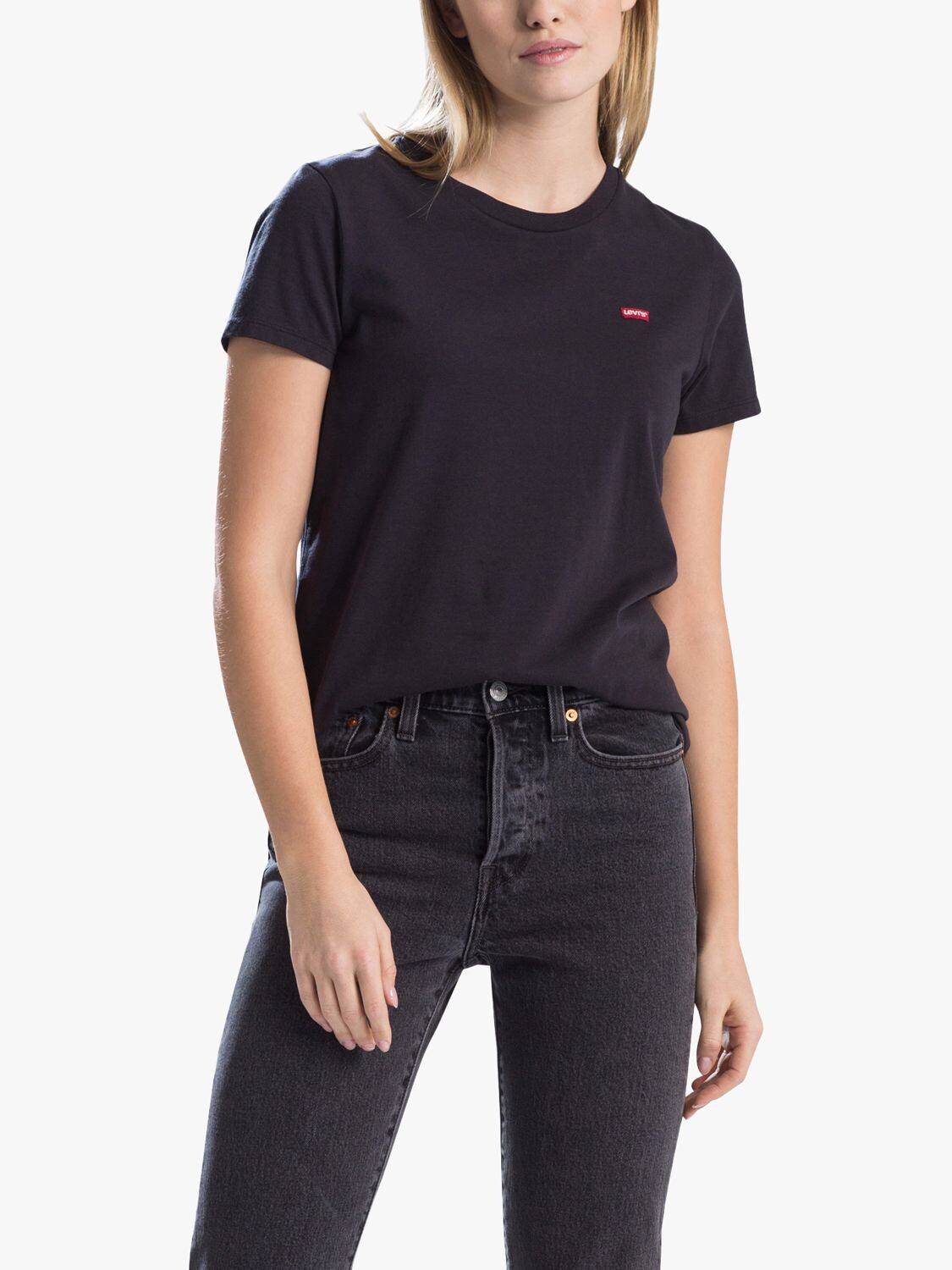 Хлопковая футболка с круглым вырезом и логотипом The Perfect Levi's, минерал черный
Хлопковая футболка с круглым вырезом и логотипом The Perfect Levi's, минерал черный