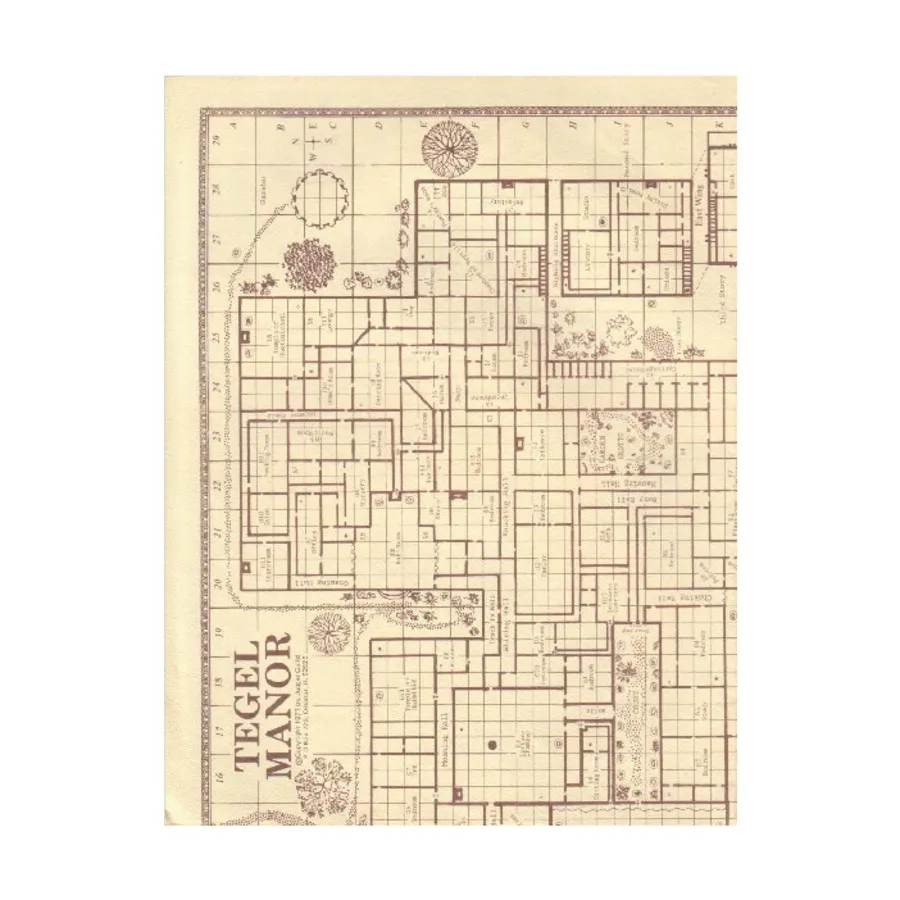 Tegel Manor - 17" x 22" Judges Map, Catalogs, Maps & Miscellaneous (Judges Guild), мягкая обложка
Tegel Manor - 17" x 22" Judges Map, Catalogs, Maps & Miscellaneous (Judges Guild), мягкая обложка