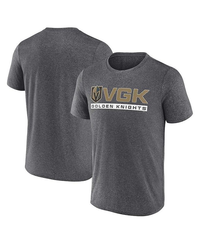Мужская футболка с логотипом Heather Charcoal Vegas Golden Knights Playmaker Fanatics, серый
Мужская футболка с логотипом Heather Charcoal Vegas Golden Knights Playmaker Fanatics, серый