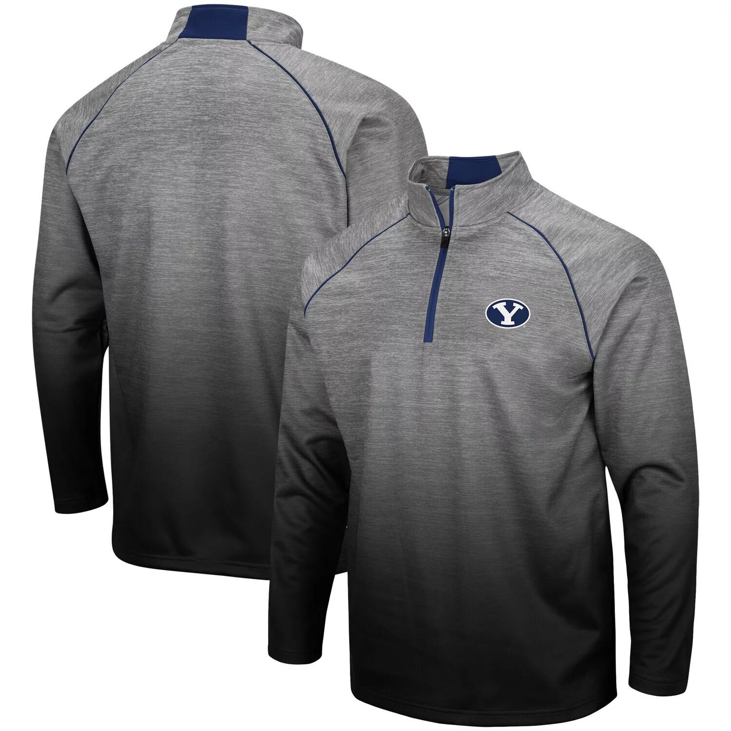 Мужская серая куртка с застежкой-молнией BYU Cougars Sitwell Raglan с молнией четверть цвета Colosseum, Серый
Мужская серая куртка с застежкой-молнией BYU Cougars Sitwell Raglan с молнией четверть цвета Colosseum, Серый