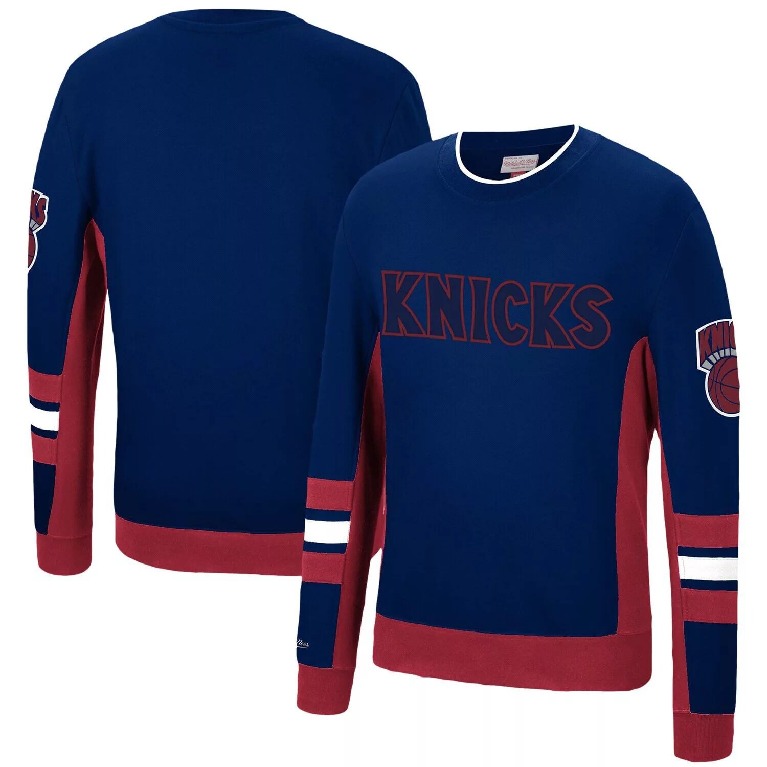 Мужской синий пуловер Mitchell & Ness New York Knicks Hardwood Classics Hometown Champs, свитер
Мужской синий пуловер Mitchell & Ness New York Knicks Hardwood Classics Hometown Champs, свитер