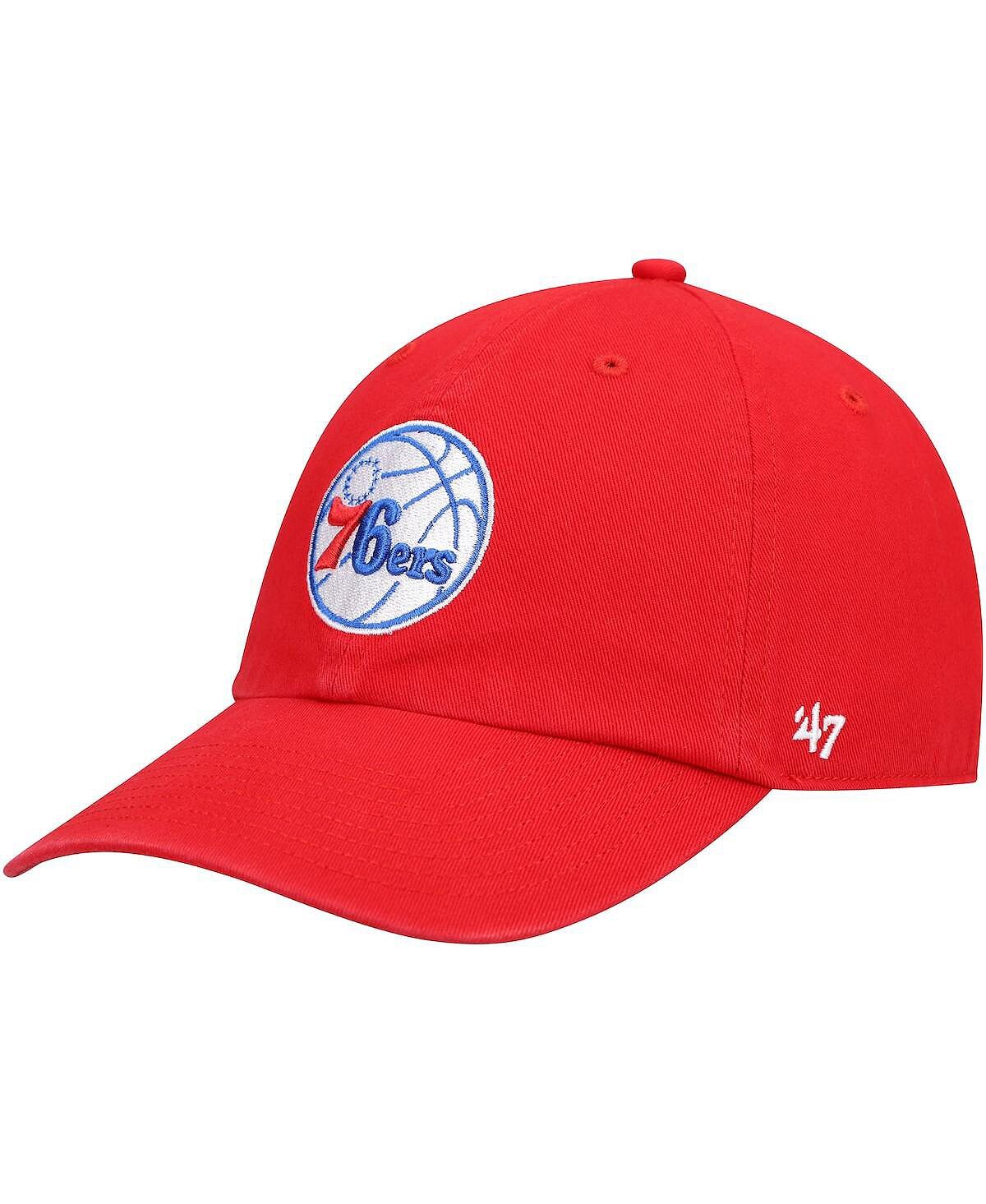 Мужская красная регулируемая кепка Philadelphia 76Ers Team Clean Up '47 '47 Brand
Мужская красная регулируемая кепка Philadelphia 76Ers Team Clean Up '47 '47 Brand