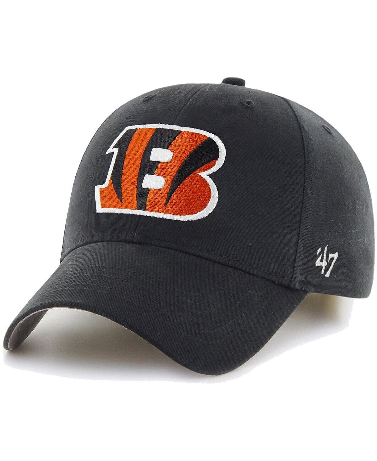 Черная регулируемая шапка с логотипом MVP Cincinnati Bengals для мальчиков дошкольного возраста '47 Brand
Черная регулируемая шапка с логотипом MVP Cincinnati Bengals для мальчиков дошкольного возраста '47 Brand