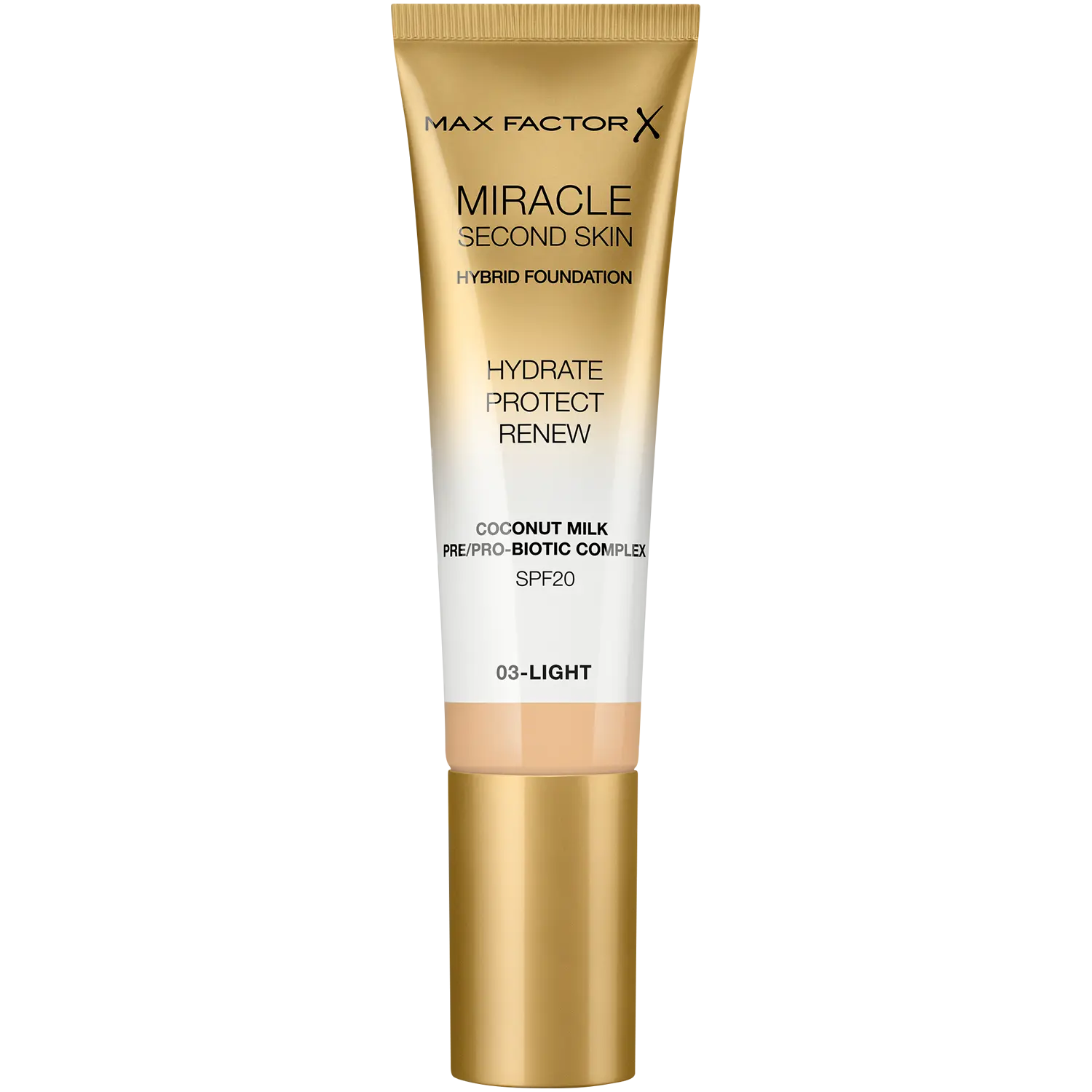 Увлажняющая тональная основа для лица легкая 03 Max Factor Miracle Second Skin, 30 мл
Увлажняющая тональная основа для лица легкая 03 Max Factor Miracle Second Skin, 30 мл