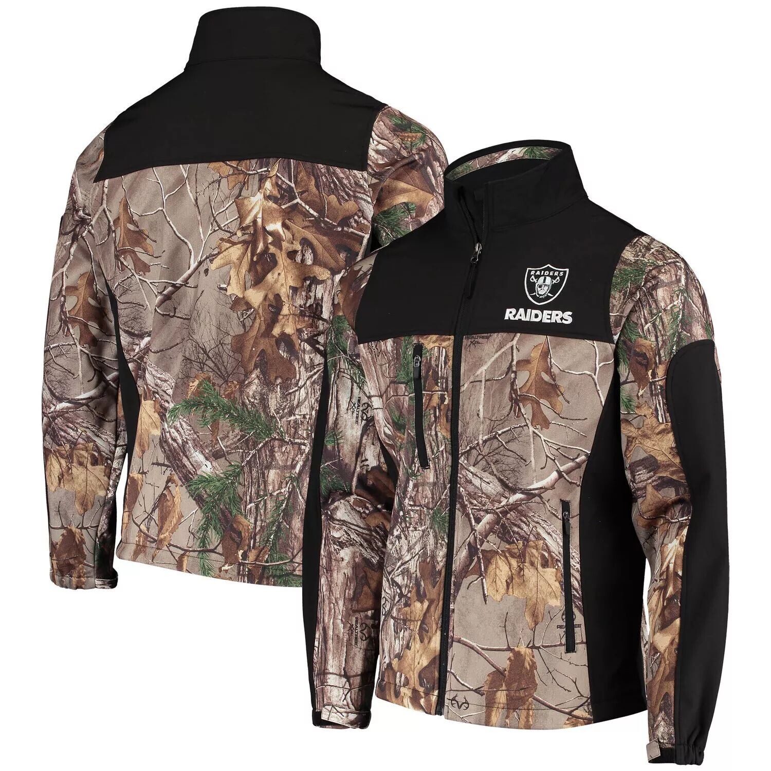 Мужская куртка Dunbrooke Realtree Camo/черная софтшелл с молнией во всю длину Las Vegas Raiders Circle Hunter
Мужская куртка Dunbrooke Realtree Camo/черная софтшелл с молнией во всю длину Las Vegas Raiders Circle Hunter