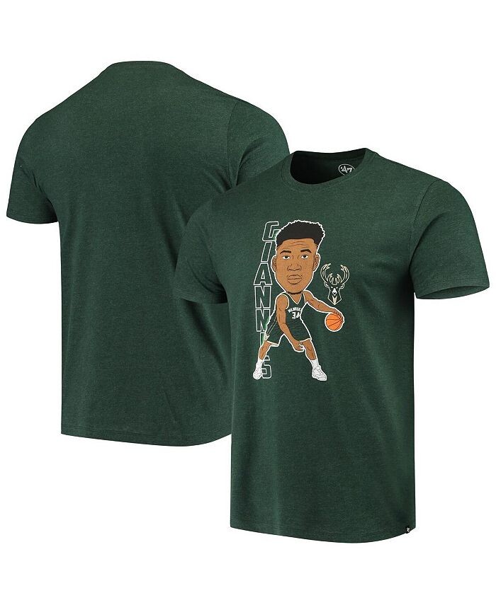 Мужская зеленая футболка Giannis Antetokounmpo Heathered Hunter Milwaukee Bucks Bobblehead '47 Brand, зеленый
Мужская зеленая футболка Giannis Antetokounmpo Heathered Hunter Milwaukee Bucks Bobblehead '47 Brand, зеленый