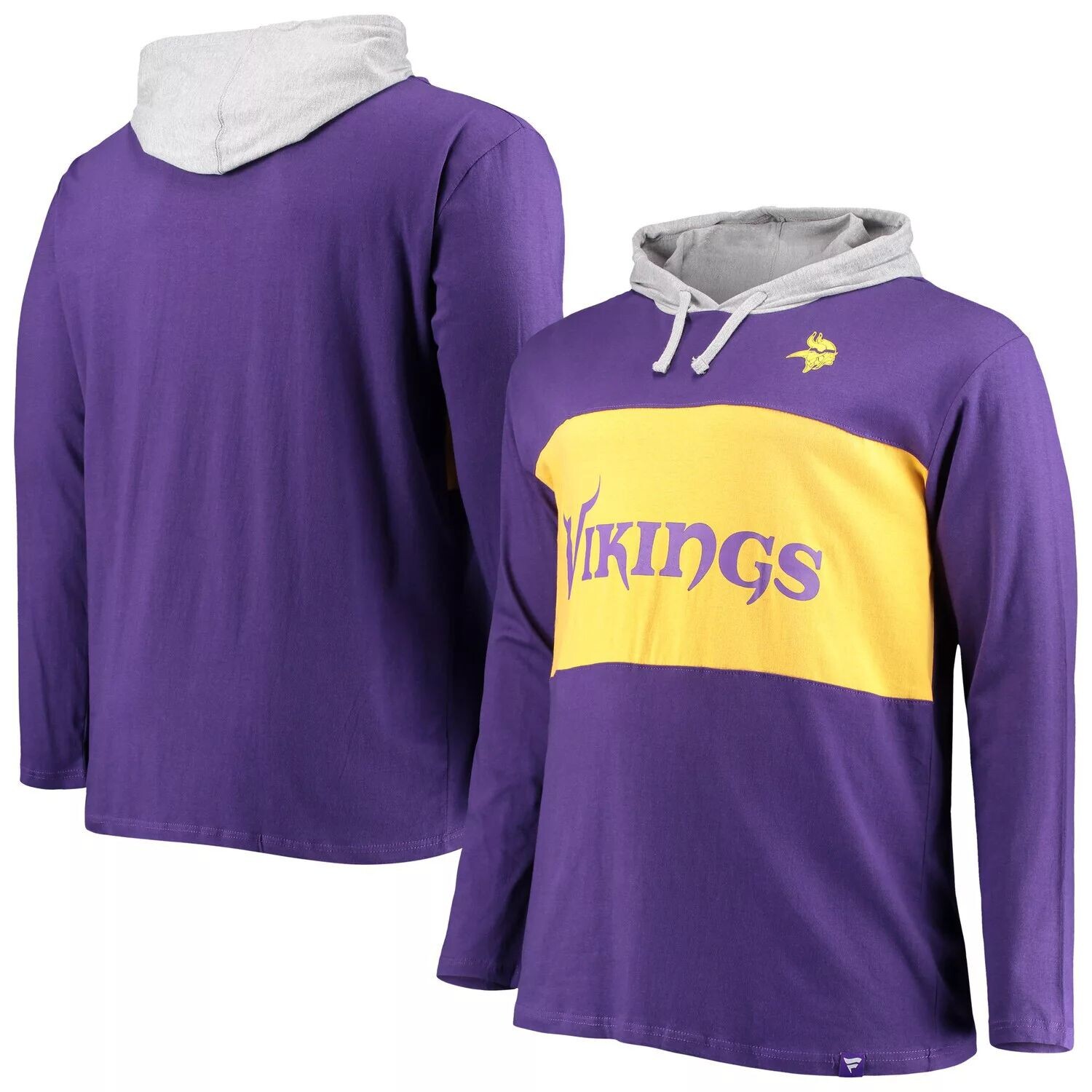 Мужская фиолетовая толстовка с логотипом Minnesota Vikings Big & Tall и футболка с длинными рукавами Fanatics
Мужская фиолетовая толстовка с логотипом Minnesota Vikings Big & Tall и футболка с длинными рукавами Fanatics