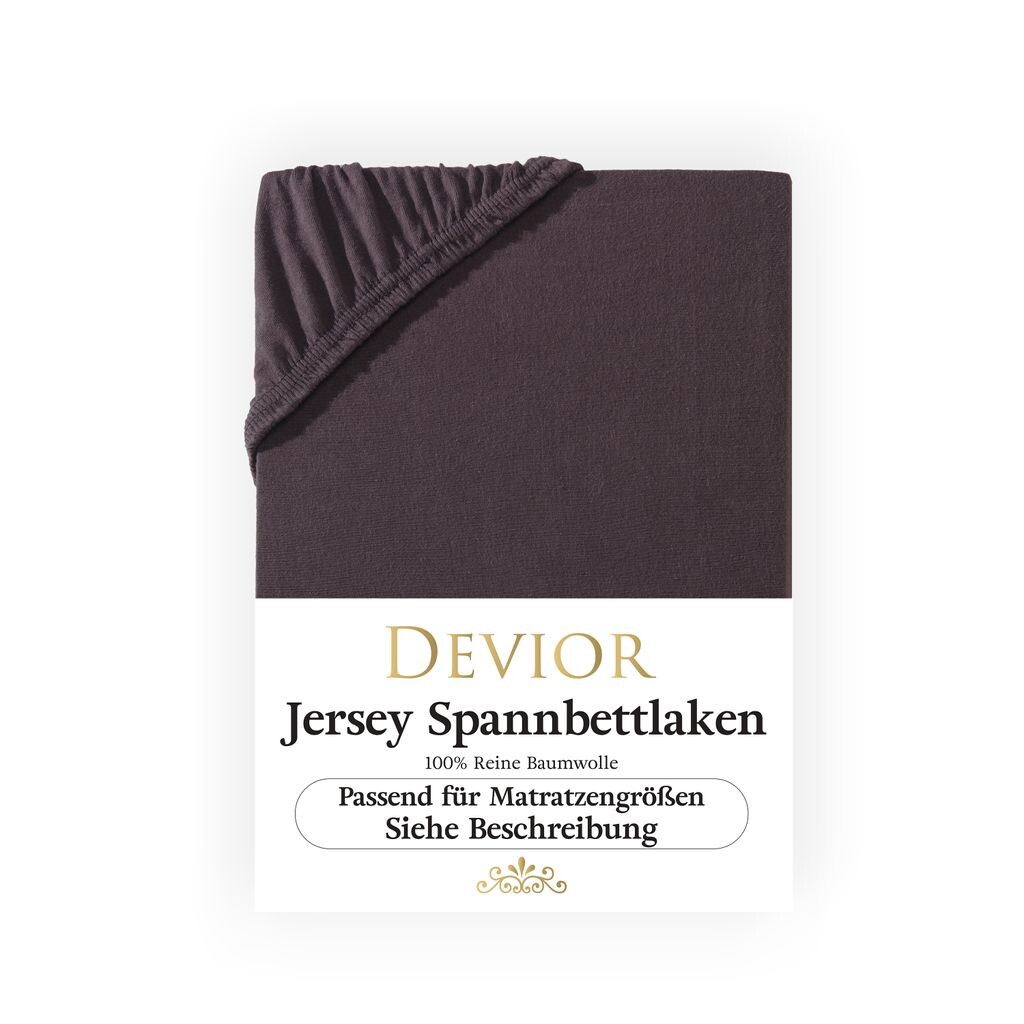 Простыня Devior Jersey 180x200 - 200x220 коричневая простыня 100% хлопок для кроватей с пружинными матрасами и водяных кроватей
Простыня Devior Jersey 180x200 - 200x220 коричневая простыня 100% хлопок для кроватей с пружинными матрасами и водяных кроватей
