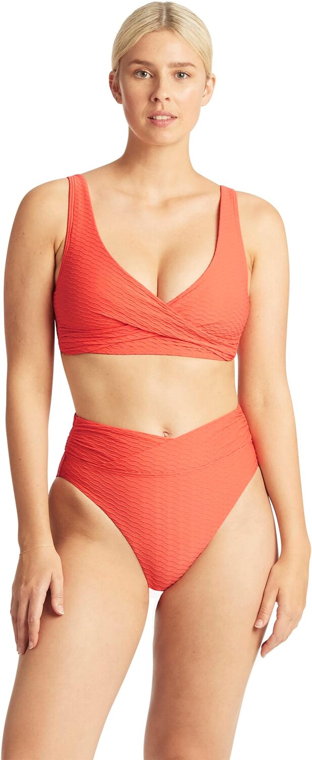 Универсальный топ Honeycomb с перекрестной передней частью SEA LEVEL SWIM, цвет Tangerine
Универсальный топ Honeycomb с перекрестной передней частью SEA LEVEL SWIM, цвет Tangerine