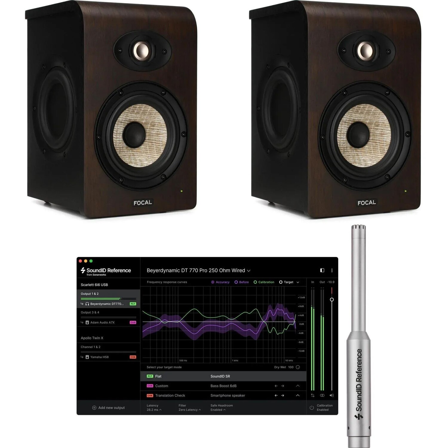 Пара 5-дюймовых студийных мониторов Focal Shape 50 с активным питанием и комплект программного обеспечения для калибровки
Пара 5-дюймовых студийных мониторов Focal Shape 50 с активным питанием и комплект программного обеспечения для калибровки