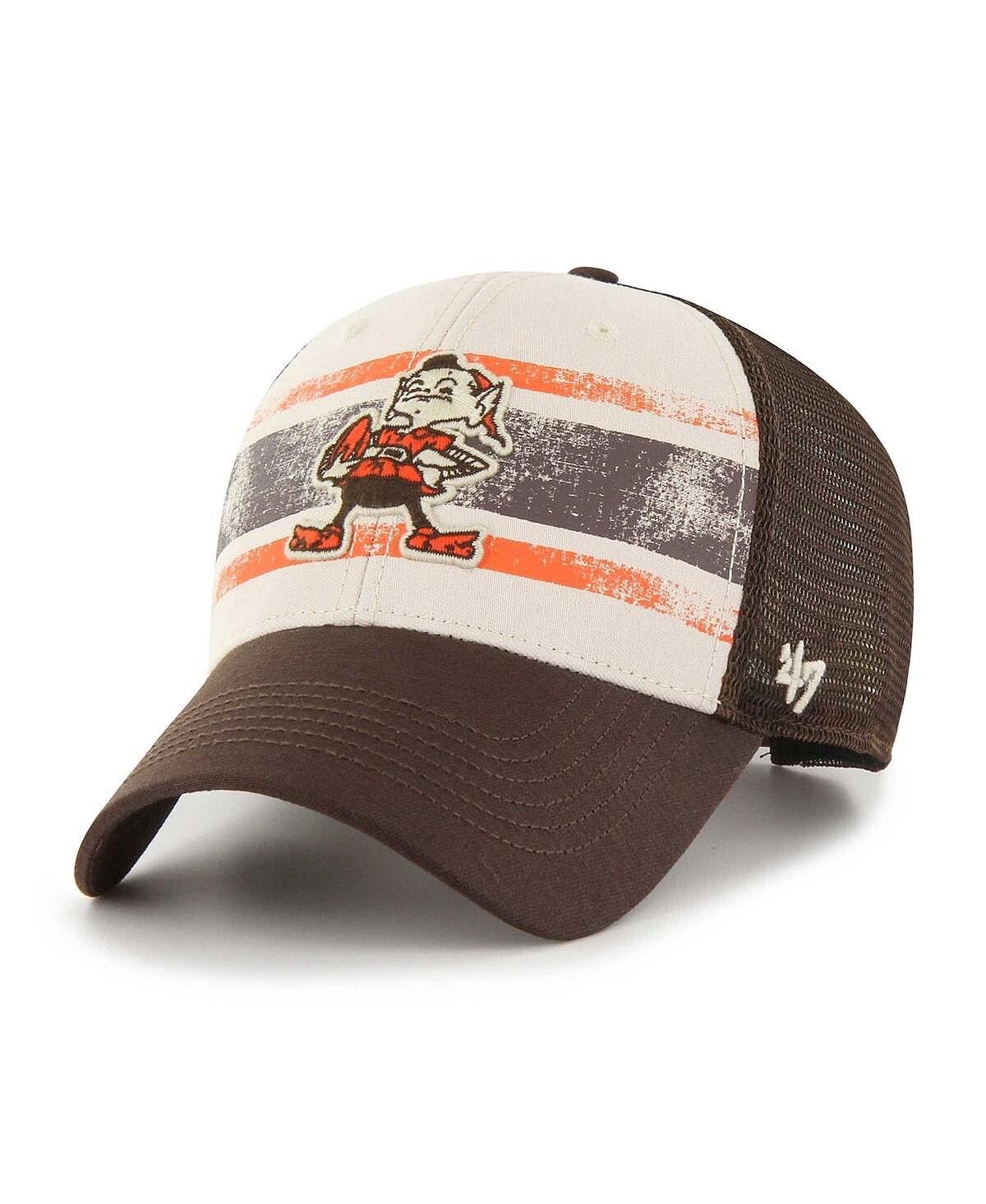 Мужская кремовая регулируемая кепка Cleveland Browns Breakout MVP Trucker '47 Brand
Мужская кремовая регулируемая кепка Cleveland Browns Breakout MVP Trucker '47 Brand