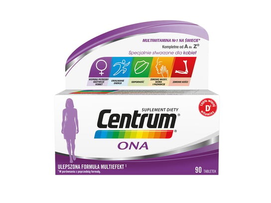 Centrum Ona витамины и минералы для женщин пищевая добавка 90 таблеток Inna marka
Centrum Ona витамины и минералы для женщин пищевая добавка 90 таблеток Inna marka