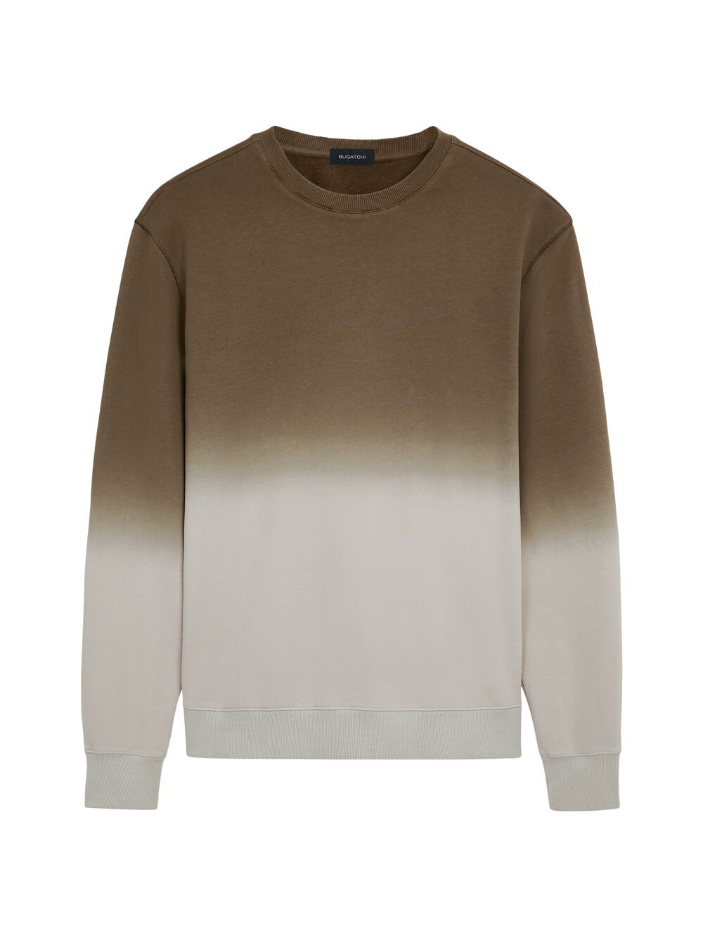 Свитер с круглым вырезом с эффектом омбре, окрашенный методом Dip-Dye Bugatchi, оливковый, Зеленый
Свитер с круглым вырезом с эффектом омбре, окрашенный методом Dip-Dye Bugatchi, оливковый, Зеленый