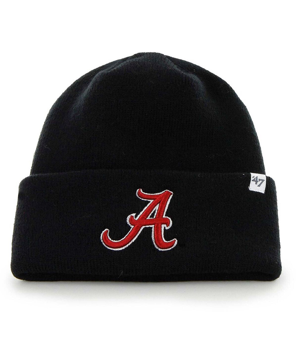 Мужская черная вязаная шапка с приподнятыми манжетами и манжетами Alabama Crimson Tide '47 Brand
Мужская черная вязаная шапка с приподнятыми манжетами и манжетами Alabama Crimson Tide '47 Brand