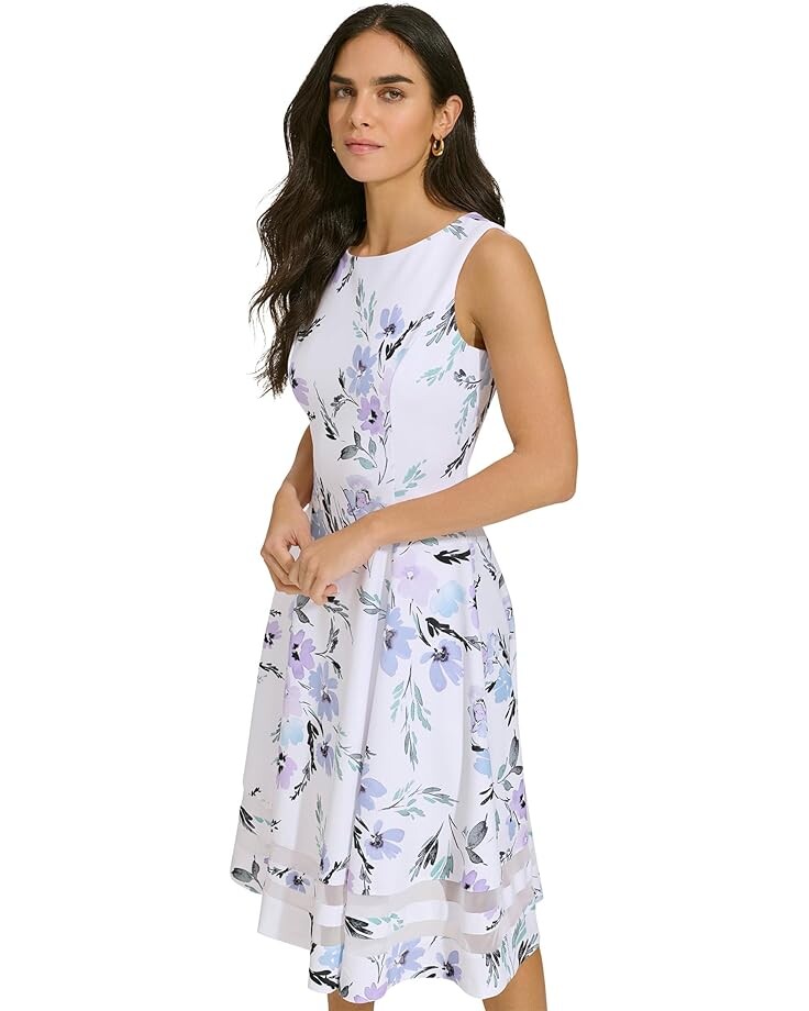 Платье Calvin Klein A-Line Printed Scuba with Illusion Hem Detail, цвет Opal Multi
Платье Calvin Klein A-Line Printed Scuba with Illusion Hem Detail, цвет Opal Multi