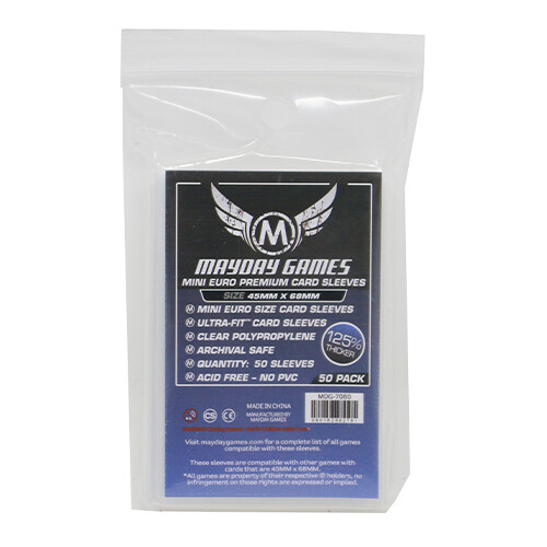 Чехол для карточек Mayday Premium 50 Clear Mini European Card Sleeves 45 X 68Mm Mayday Games
Чехол для карточек Mayday Premium 50 Clear Mini European Card Sleeves 45 X 68Mm Mayday Games