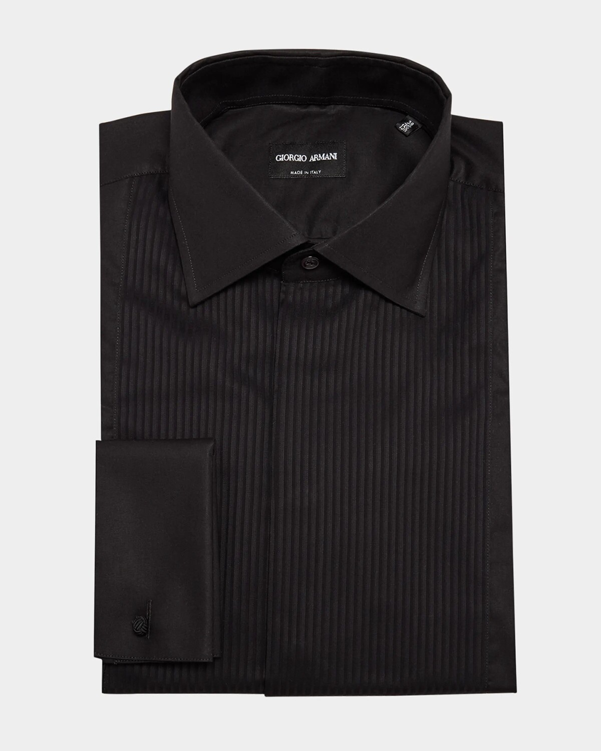 Мужская классическая рубашка с нагрудником в деловом стиле Giorgio Armani, цвет Solid Black
Мужская классическая рубашка с нагрудником в деловом стиле Giorgio Armani, цвет Solid Black