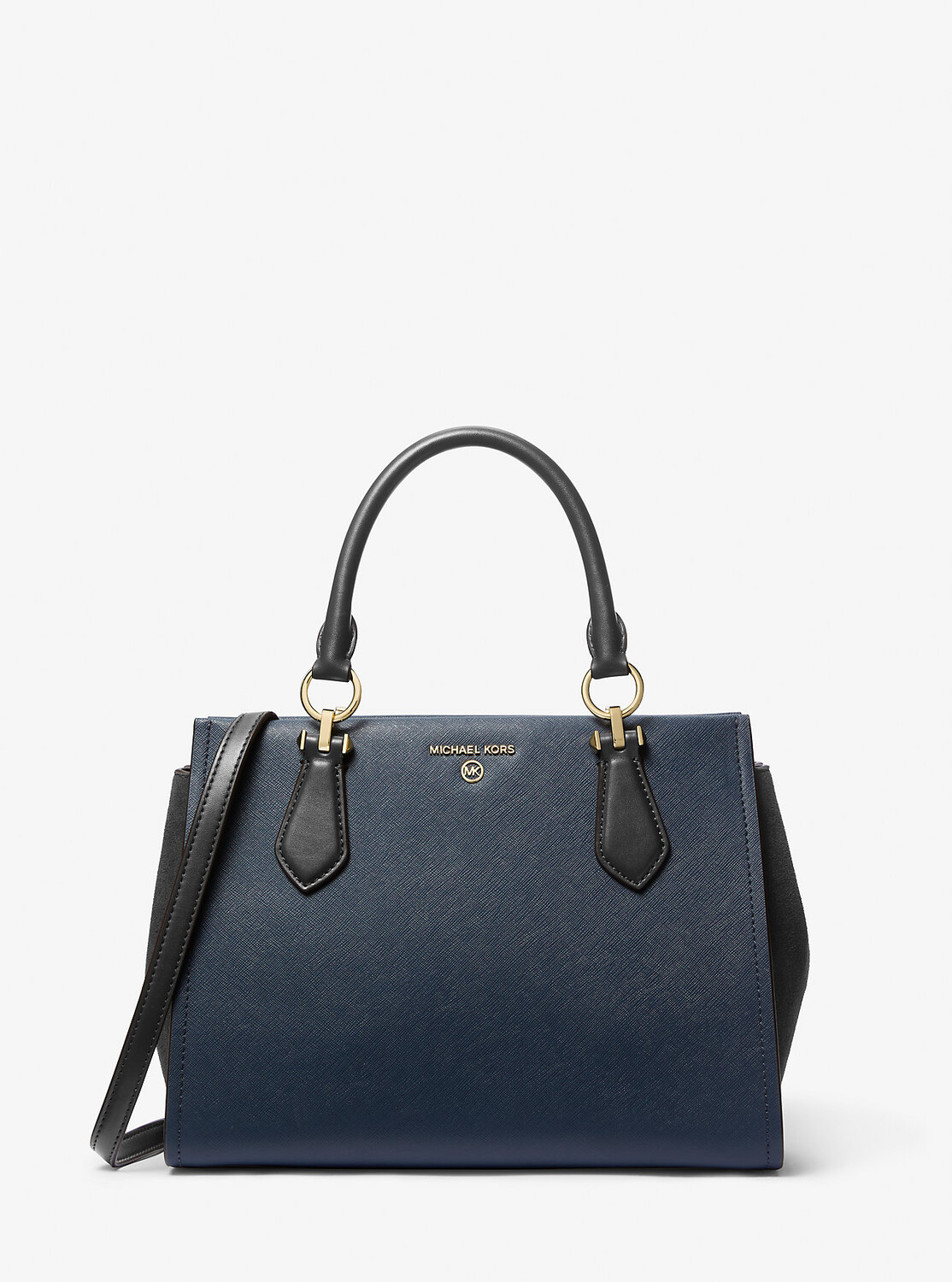 Сумка-портфель Marilyn среднего размера из двухцветной сафьяновой кожи Michael Kors, синий
Сумка-портфель Marilyn среднего размера из двухцветной сафьяновой кожи Michael Kors, синий