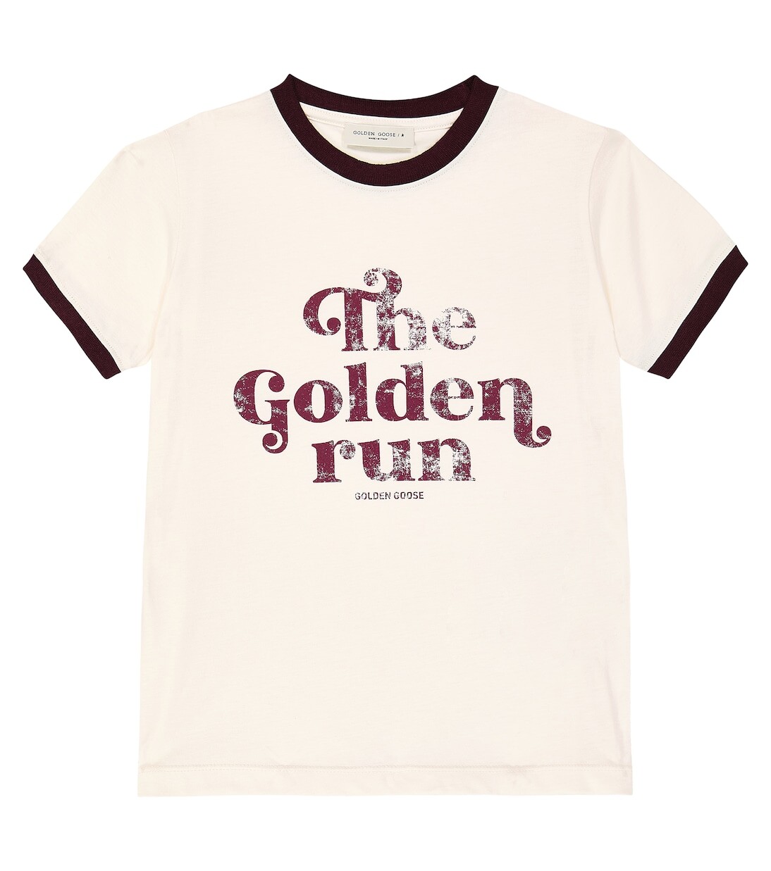 Футболка из хлопкового джерси с логотипом journey Golden Goose Kids, белый
Футболка из хлопкового джерси с логотипом journey Golden Goose Kids, белый