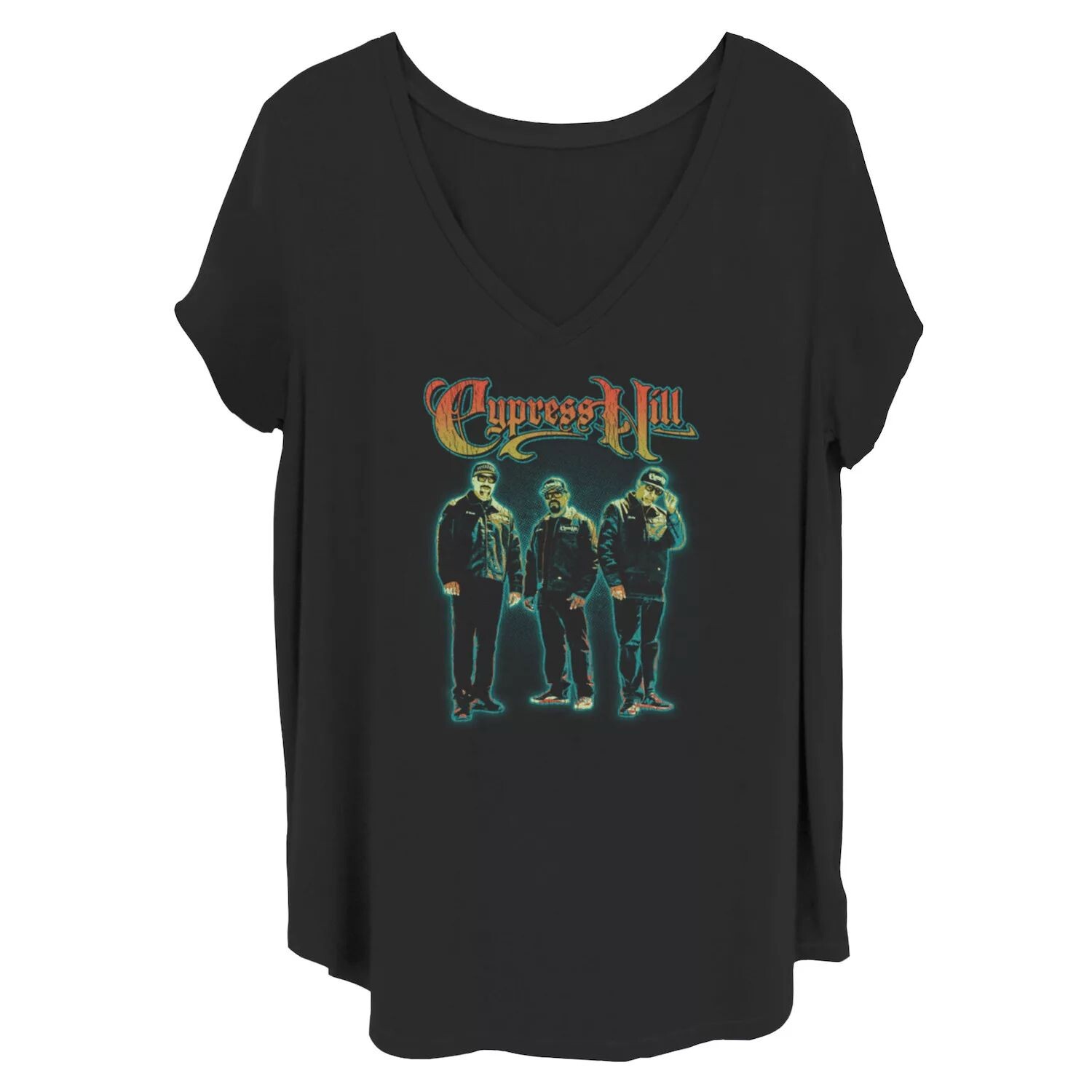 Зеленая неоновая футболка с V-образным вырезом и графическим рисунком Juniors' Plus Cypress Hill Licensed Character
Зеленая неоновая футболка с V-образным вырезом и графическим рисунком Juniors' Plus Cypress Hill Licensed Character