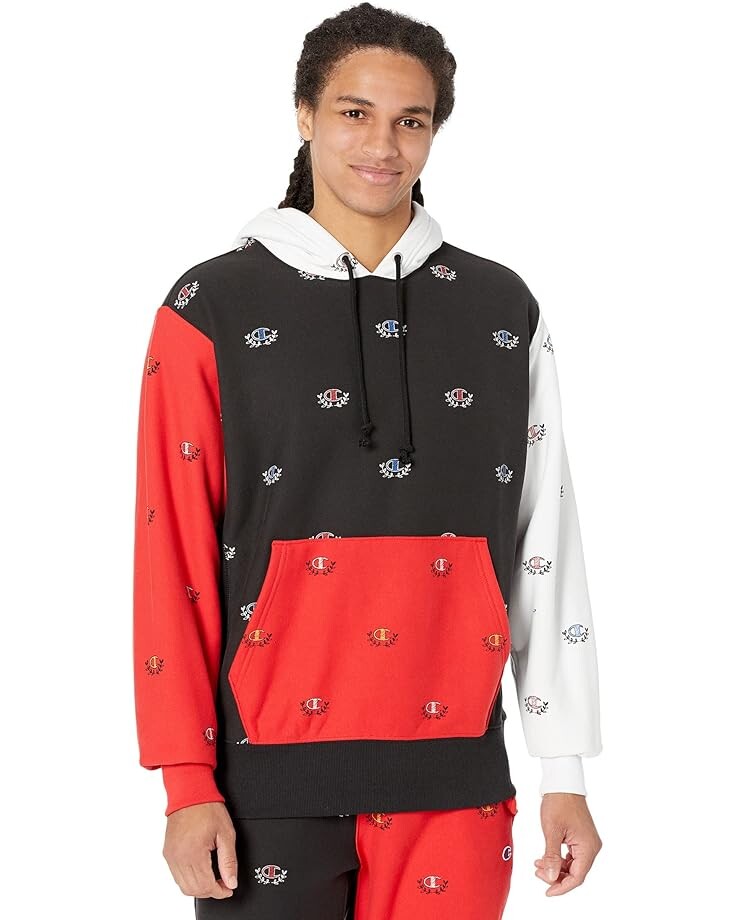 Худи Champion Reverse Weave AOP Pullover, цвет Sketch C Laurel Black/Scarlet/White
Худи Champion Reverse Weave AOP Pullover, цвет Sketch C Laurel Black/Scarlet/White