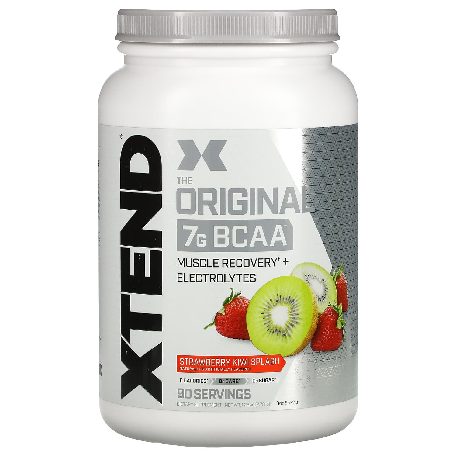 The Original, 7 г аминокислот с разветвленной цепью (BCAA), со вкусом клубники и киви, 1,26 кг (2,78 фунта), Xtend
The Original, 7 г аминокислот с разветвленной цепью (BCAA), со вкусом клубники и киви, 1,26 кг (2,78 фунта), Xtend