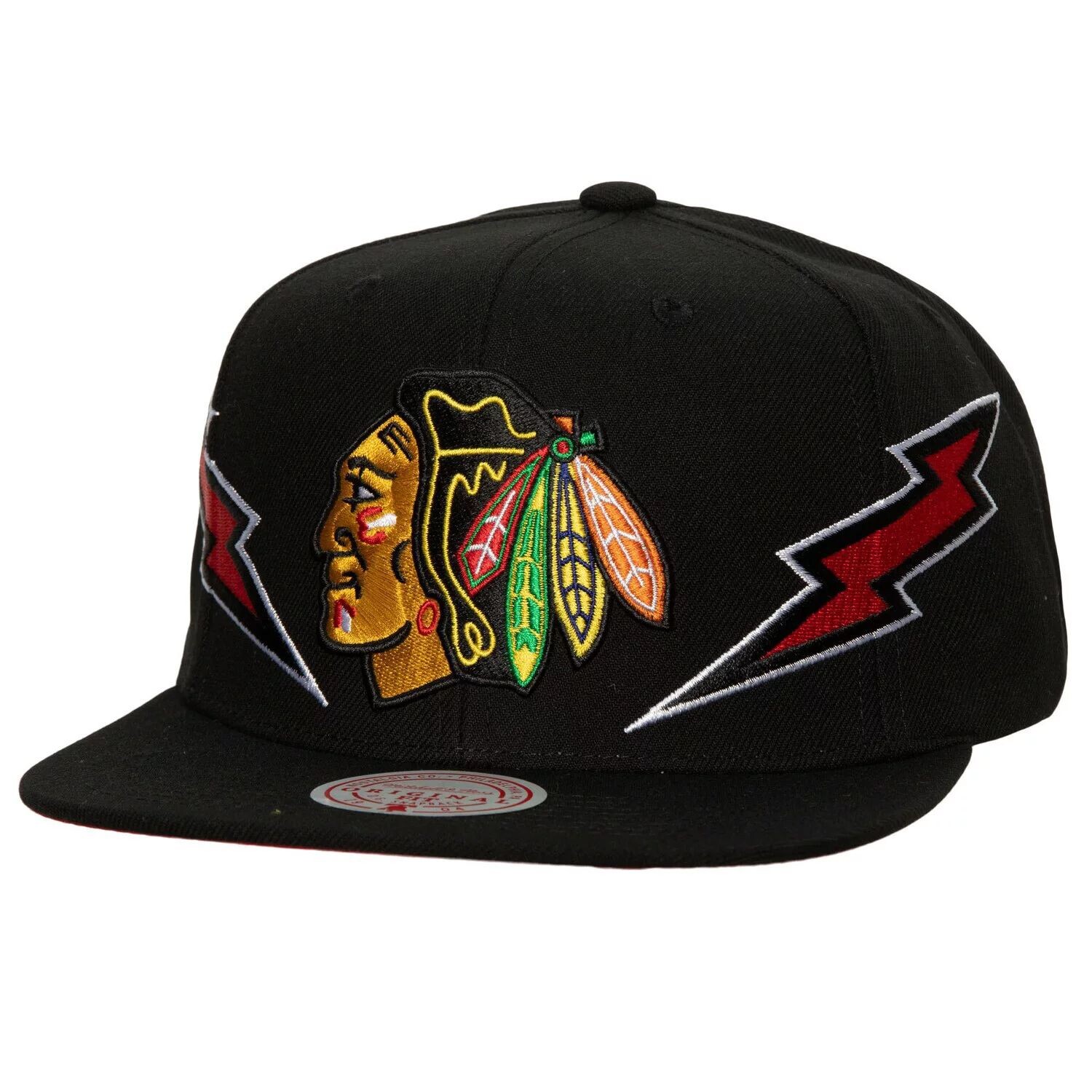 Мужская черная кепка с молниями Mitchell & Ness Chicago Blackhawks Double Trouble Snapback
Мужская черная кепка с молниями Mitchell & Ness Chicago Blackhawks Double Trouble Snapback