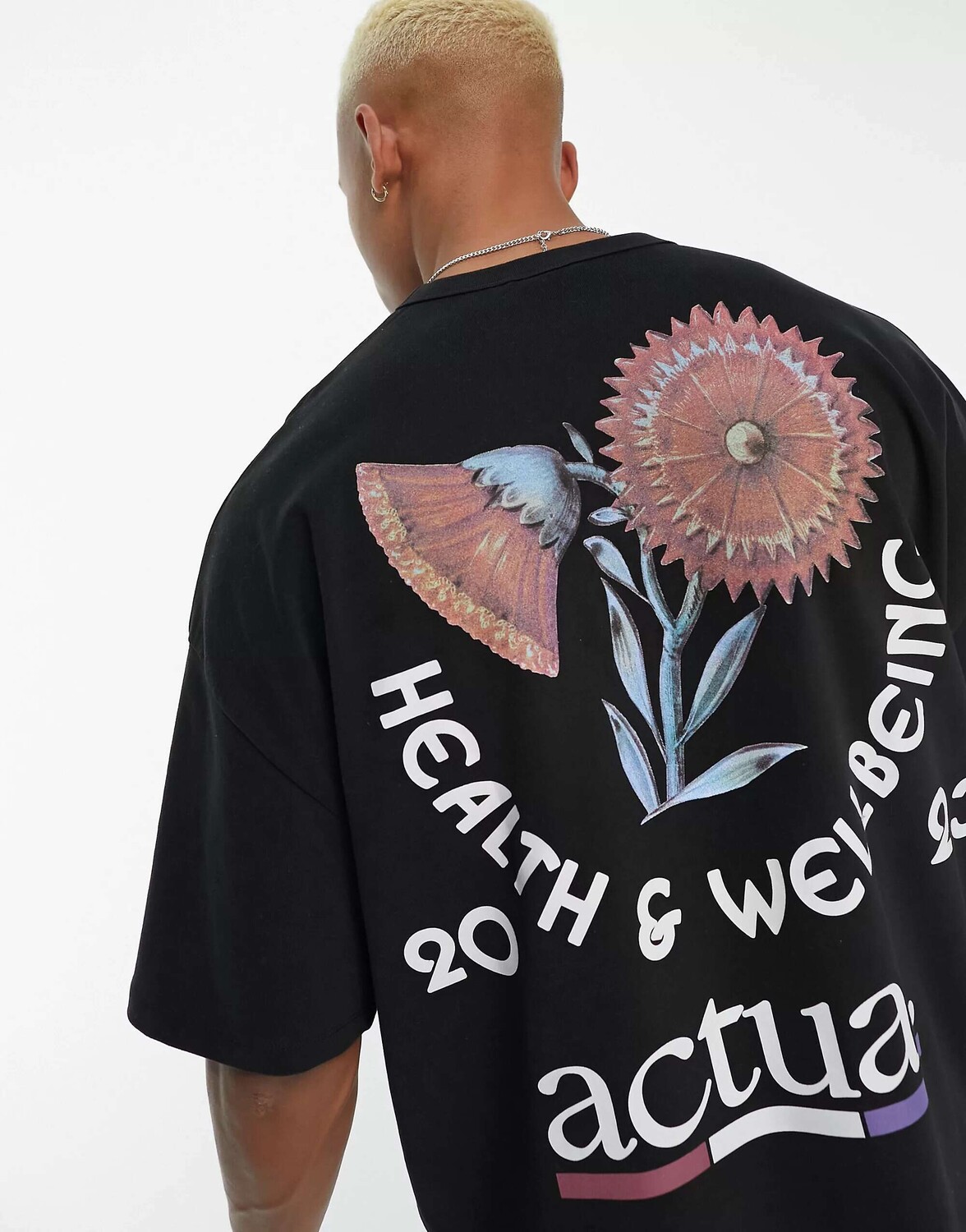 Черная футболка из плотного начесанного хлопка ASOS Actual oversized с крупным графическим принтом, Черный
Черная футболка из плотного начесанного хлопка ASOS Actual oversized с крупным графическим принтом, Черный