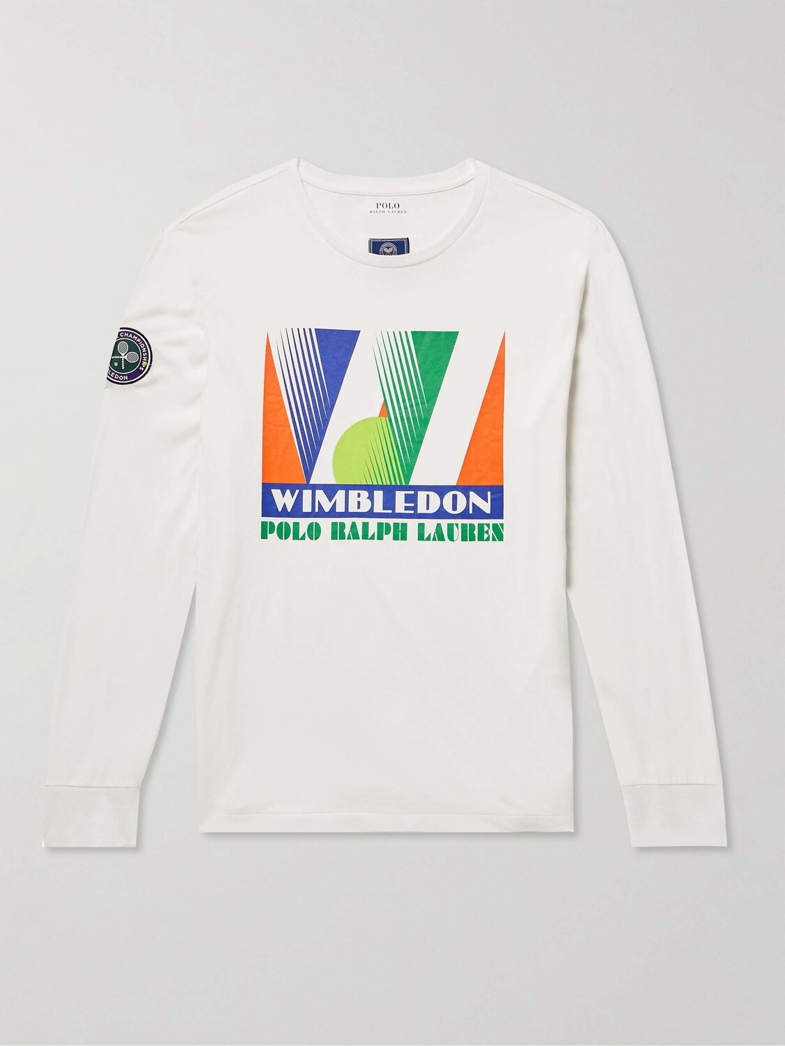 Футболка из хлопкового джерси с принтом и аппликацией логотипа Wimbledon POLO RALPH LAUREN, белый
Футболка из хлопкового джерси с принтом и аппликацией логотипа Wimbledon POLO RALPH LAUREN, белый