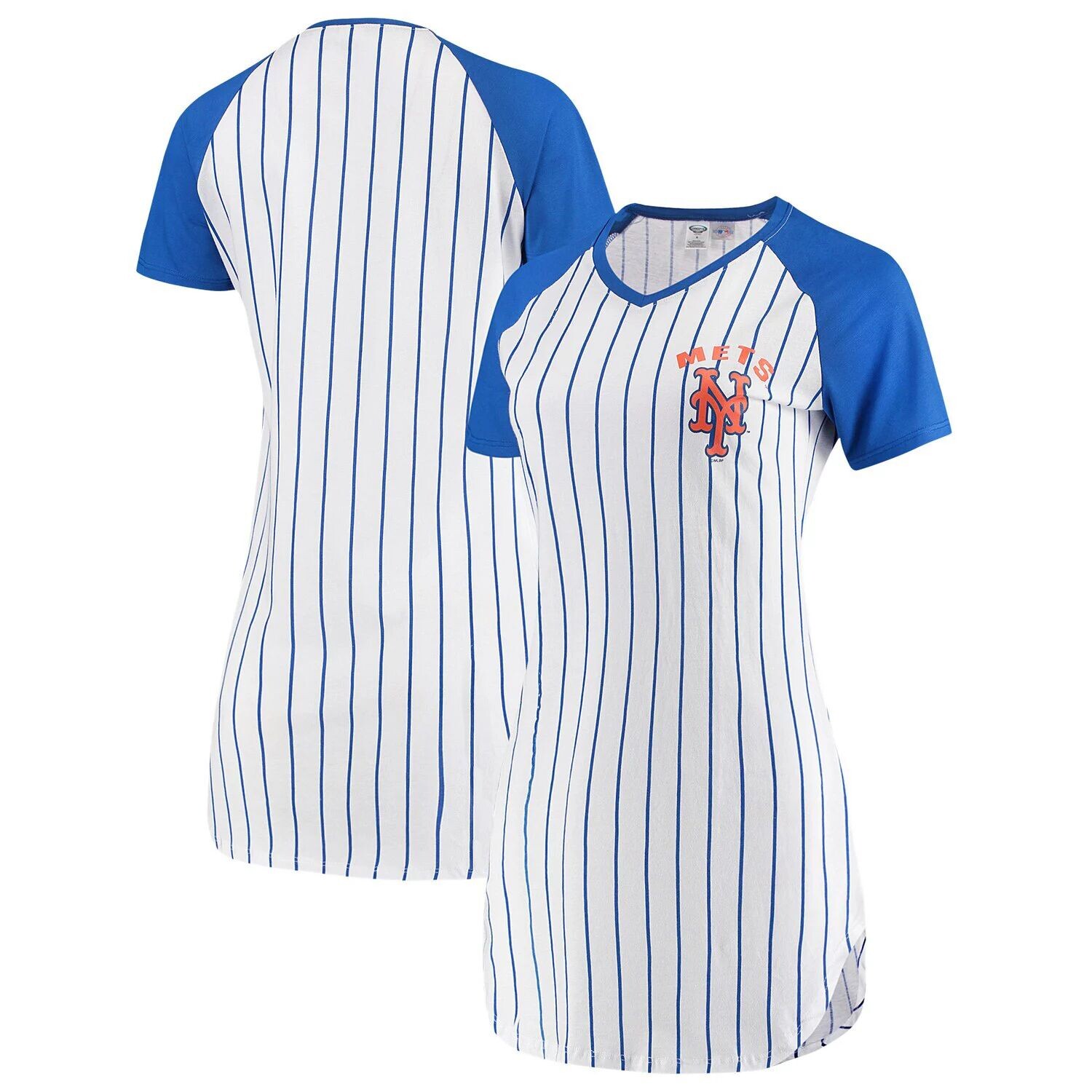 Женская ночная рубашка в тонкую полоску Concepts Sport White New York Mets Vigor
Женская ночная рубашка в тонкую полоску Concepts Sport White New York Mets Vigor