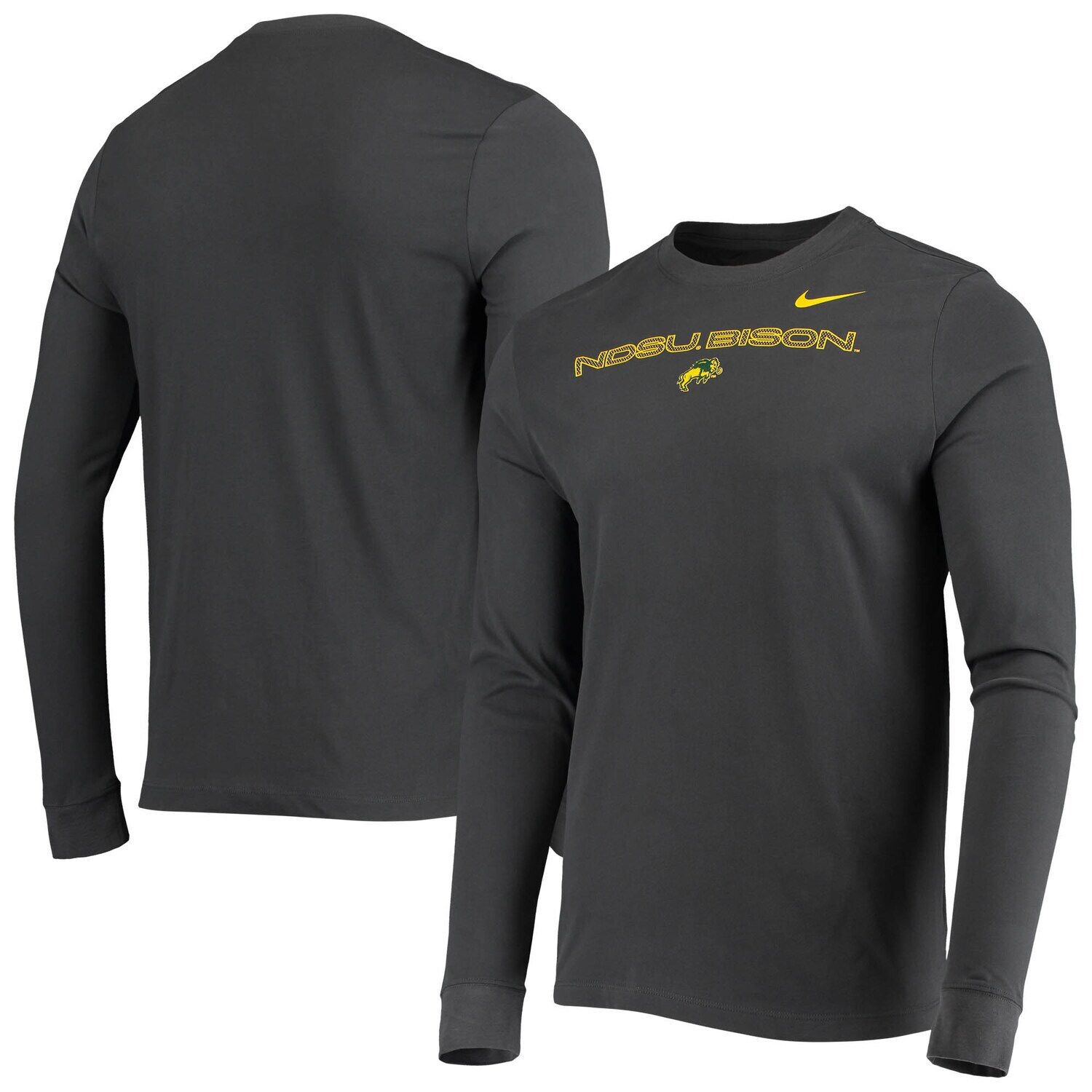 Мужская футболка Nike Anthracite NDSU Bison 2021 Sideline Performance с длинным рукавом
Мужская футболка Nike Anthracite NDSU Bison 2021 Sideline Performance с длинным рукавом