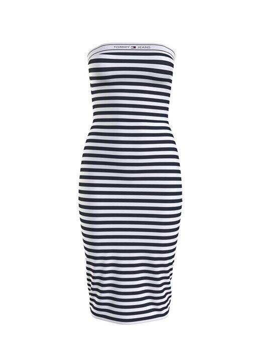 Синее длинное женское платье в полоску с воротником без бретелек TJW LOGO TAPE STRIPE TUBE DRESS Tommy Jeans, синий
Синее длинное женское платье в полоску с воротником без бретелек TJW LOGO TAPE STRIPE TUBE DRESS Tommy Jeans, синий
